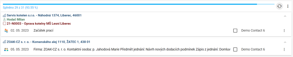 Nesplněn&eacute; ud&aacute;losti