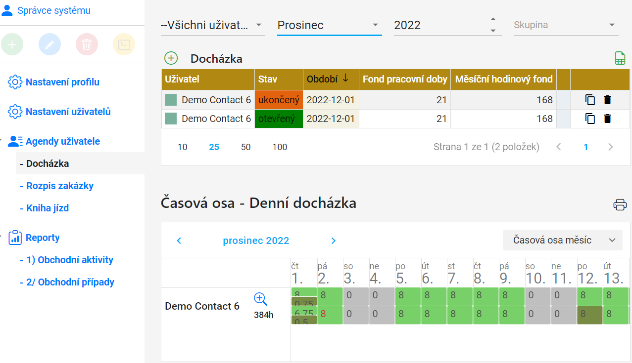 Docházka